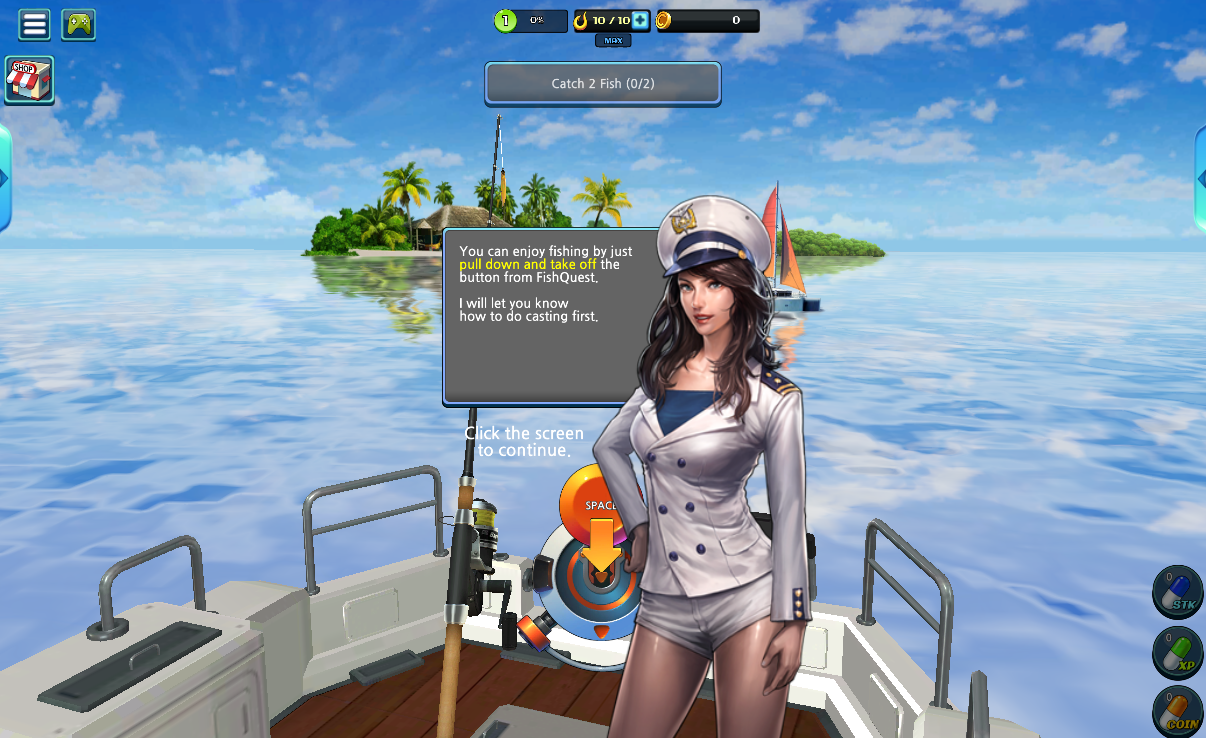 Fish Quest Game Screenshot